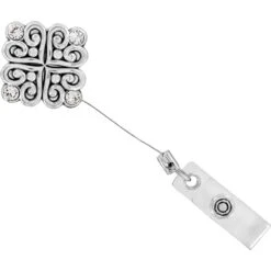 Alcazar Clip-On Badge Clip 5 Alcazar Clip-On Badge Clip -Brighton alcazar clip on badge clip silver 2 9b0c55c6 fd43 4d50 a853 e5b7da1fd423