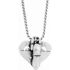 Front Page -Brighton alcazar heart badge clip necklace silver 1 c30e3ff6 9b91 40b0 9d5a 79ea97068b38