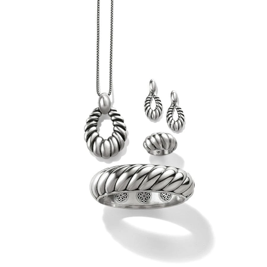 Athena Scalloped Hinged Bangle 3 Athena Scalloped Hinged Bangle - Image 3