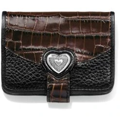 Bellissimo Heart Small Wallet -Brighton bellissimo heart small wallet black chocolate 0 9590401e 6c6c 4927 a93b 4d5be6588194