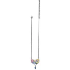 Blossom Hill Garden Drop Necklace -Brighton blossom hill garden drop necklace silver multi 2
