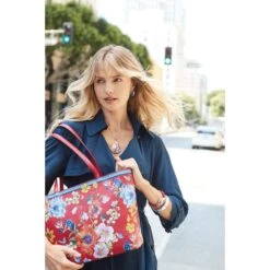 Blossom Hill Rouge Scarlet Tote 11 Blossom Hill Rouge Scarlet Tote -Brighton blossom hill rouge scarlet tote poppy 5