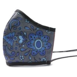 Blue Floral Face Mask (2 Pack) -Brighton blue floral face mask 2 pack multi 2