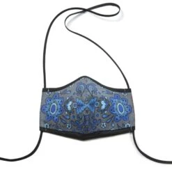 Blue Floral Face Mask (2 Pack) -Brighton blue floral face mask 2 pack multi 4