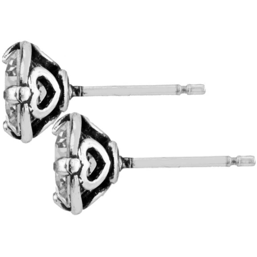 Brilliance 7MM Post Earrings 2 Brilliance 7MM Post Earrings - Image 2