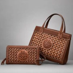 Carlina Top Handle Tote -Brighton carlina top handle tote whisky cognac 3 4263a17b b05d 4989 ad76 6af199bf1a7c
