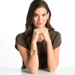 Christo Nairobi Wide Cuff Bracelet -Brighton christo nairobi wide cuff bracelet gold 2 2ba5a3f4 05fa 4f7b a7bd a993ba130f40