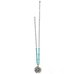 Daisy Dee Turquoise Necklace -Brighton daisy dee turquoise necklace silver turquoise 2