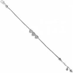 Enchanted Hearts Anklet -Brighton enchanted hearts anklet silver 2