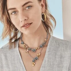 Everbloom Jardin Y Necklace -Brighton everbloom jardin y necklace silver gold 3