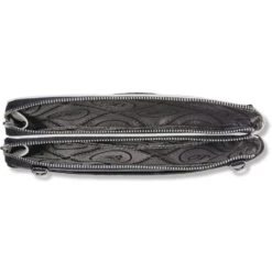 Ferrara Duet Zip Pouch 25 Ferrara Duet Zip Pouch -Brighton ferrara duet zip pouch black white 1