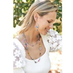 Florette Necklace 5 Florette Necklace -Brighton florette necklace silver multi 2