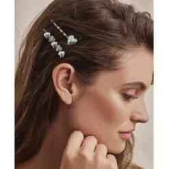 Hearts Ablaze Bobby Pins 7 Hearts Ablaze Bobby Pins -Brighton hearts ablaze bobby pins silver 3