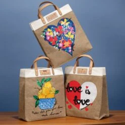 Let Love Grow Burlap Tote -Brighton let love grow burlap tote multi 3 c3c3c3a2 d857 4c65 9daf 6a3bc9b5f74a