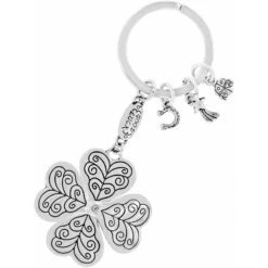 Lucky Clover Heart Key Fob -Brighton lucky clover heart key fob silver 2 e7fd2de1 7636 43c9 8e1f 9b576c1222bd