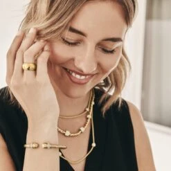 Meridian Geo Ring -Brighton meridian geo ring gold 3