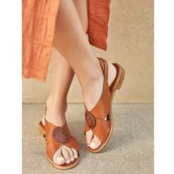 Nicole X Band Sling Sandals 5 Nicole X Band Sling Sandals -Brighton nicole x band sling sandals cognac 2 2e6bf9d1 14a2 415a a963 1213a42d9314